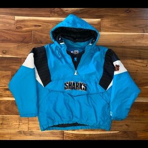 Vintage San Jose Sharks Starter Puffer Jacket Men’s Size Large RARE MINT